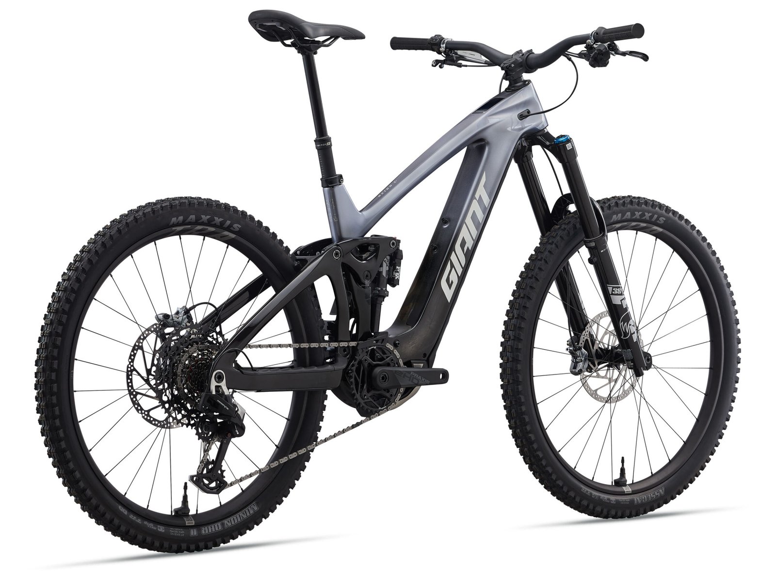 MY26ReignAdvancedE1_ColorAMercury_CarbonSmoke-Rear 2025 Reign Advanced E+ 1