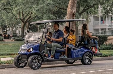 Alternative view of E-Z-GO Express S6 Gas Golf Cart