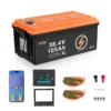 36V 105Ah Golf Cart Lithium Battery with 200A BMS
